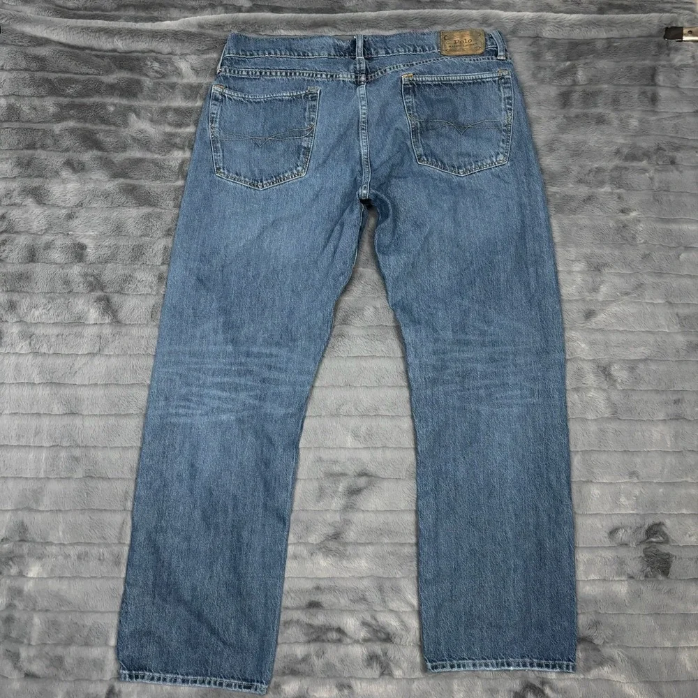 Polo Ralph Lauren Classic Fit Mens Jeans 36x32 Medium Wash Blue Straight Leg